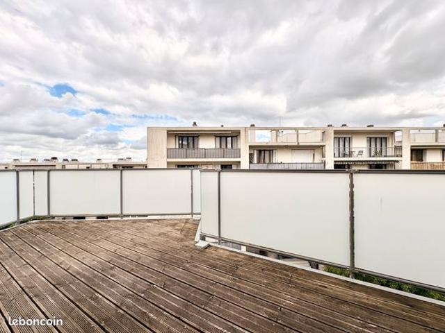 Toulouse T3 de 74 m2 avec grande terrasse Frais de notaire réduits