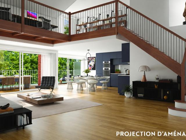 TOULOUSE GRAND ROND T4 DUPLEX, 3 TERRASSES, ASCENSEUR, CAVE