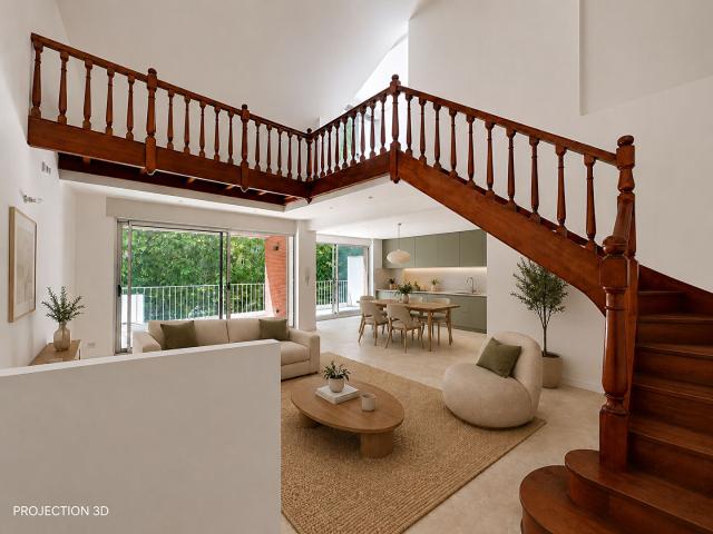 TOULOUSE GRAND ROND T4 DUPLEX, 3 TERRASSES, ASCENSEUR, CAVE