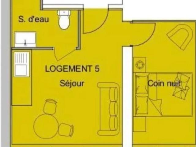 TOULOUSE Quartier les Chalets 2 Pièces 36,24 m2