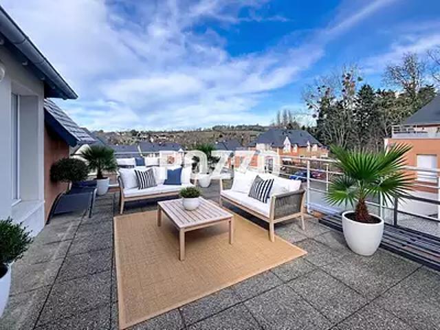 Touques 14800 Achat / Vente appartement 2 pièces t2 au dernier étage terrasse