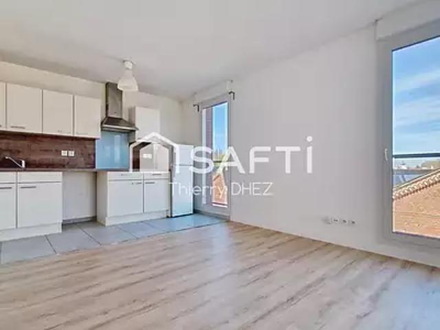 Tourcoing 59200 Achat / Vente appartement 2 pièces t2 balcon parking