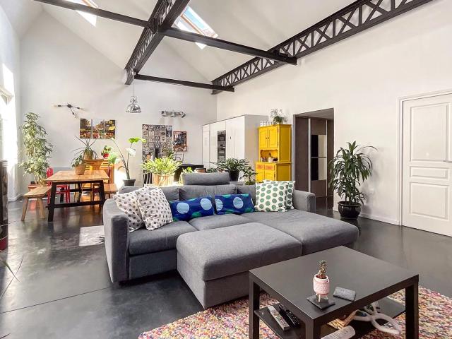 Tourcoing – BRUN PAIN – Appartement / Loft à vendre – 4 pièces – 117m² – 3 chambres – Terrasse – Cave – Parking