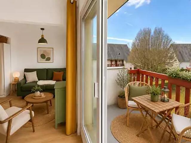 Tourgéville 14800 Achat / Vente appartement 3 pièces t3 au dernier étage balcon