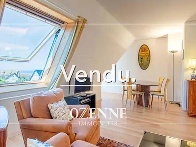 Tourgéville 14800 Achat / Vente appartement 3 pièces t3 au dernier étage