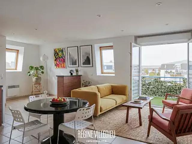 Tourlaville 50110 Achat / Vente appartement 2 pièces t2 au dernier étage parking