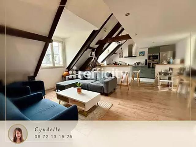 Tours 37000 Achat / Vente appartement 4 pièces t4 au dernier étage cave