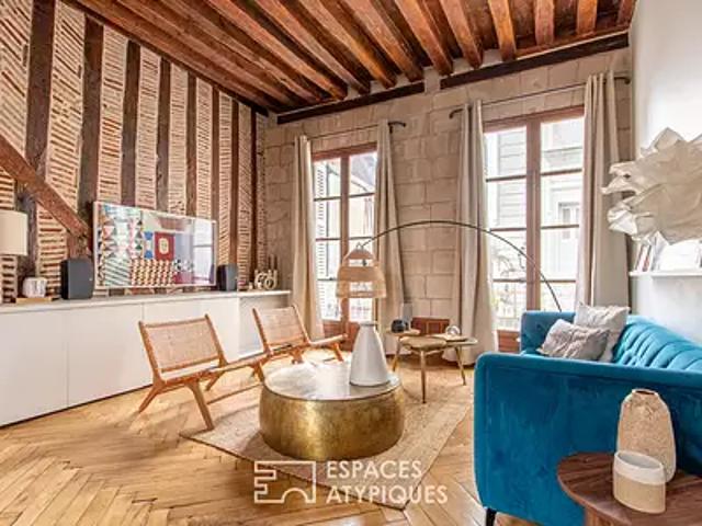 Tours 37000 Achat / Vente appartement 2 pièces t2 au dernier étage