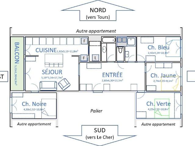 Tours Location Appartement 37