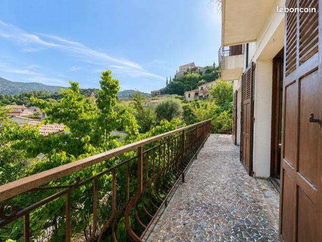 Tourrette Levens – Maison individuelle de 75 m² avec terrain, Cadre verdoyant agréable, calme absolu, vue dégagée, belle exposition, garage, cave, à