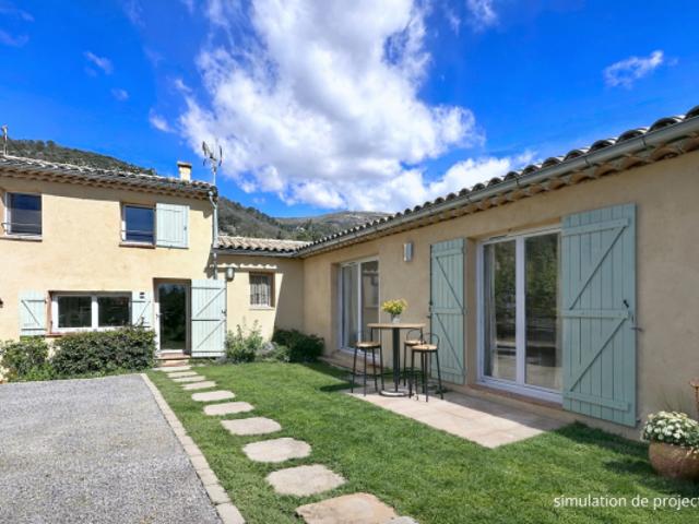 Tourrettes sur Loup Maison en parfait état à moins de 5 mi