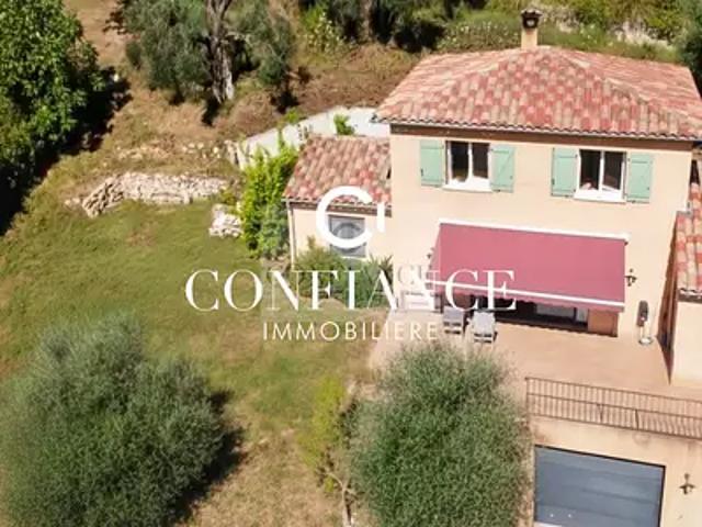 Tourrettes sur Loup 06140 Achat / Vente maison 4 pièces t4 piscine terrasse