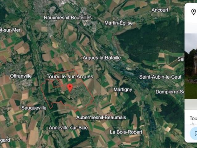 Tourville sur Arques Vente Terrain 76