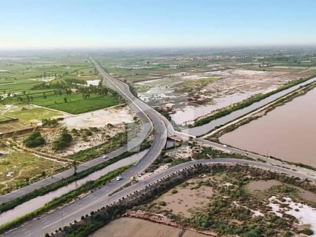 Tow Sided Road Access 100 Acres Agriculture Land For Sale In Executive Area Canal Expressway to 100 ft Link Carpt Road