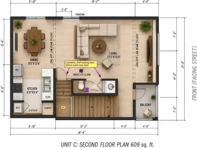 Townhouse 3 Bedroom For Rent Edmonton AB 2395 ES104182655