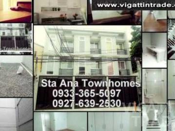 Townhouse For Sale in Sta Ana Manila STA ANA TOWNHOMES 3 Storey