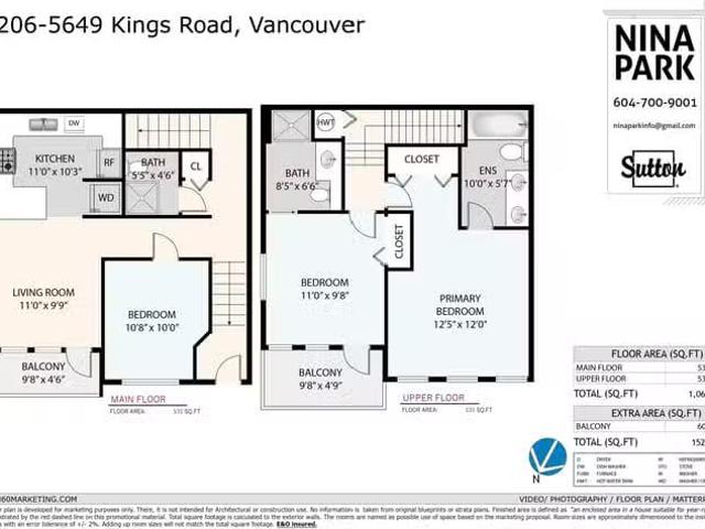 Townhouse for sale in Vancouver, Vancouver West, 206 5649 King.