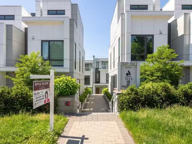 Townhouse for sale in Vancouver, Vancouver West, 7675 Granvill.