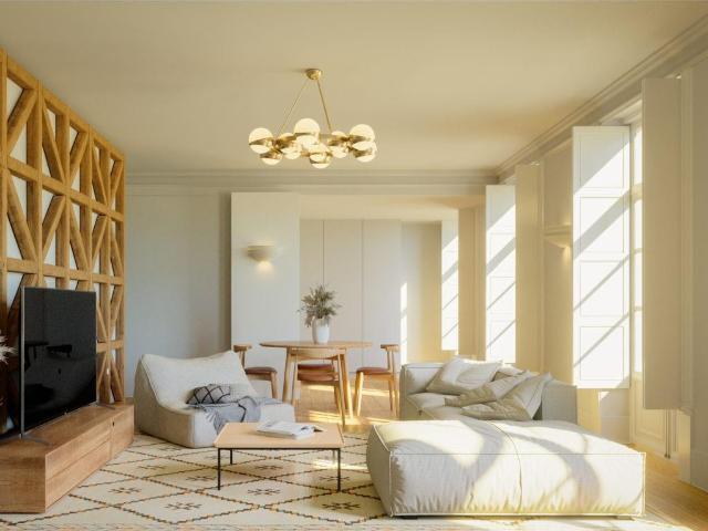 Townhouse T3+1 Triplex com terraço, garagem e vista para o T. 0m² Santa Maria Maior