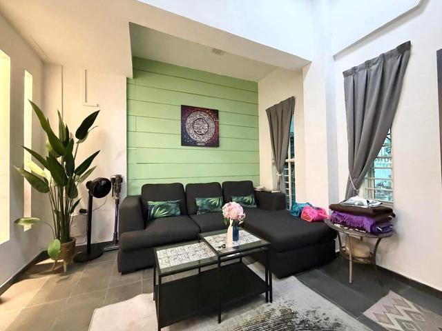 tmn senai utama single storey terrace fully nice reno kitchen extended