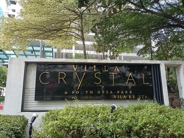 TMN SRI SINAR VILLA CRYSTAL CONDO Untuk Di jual
