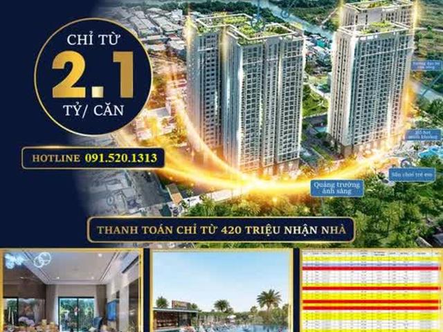 Trả Trước 440 Triệu, Căn Hộ Khai Hoan Prime Nhà Bè, Vay Miễn Lãi 30 Tháng, CK 12%