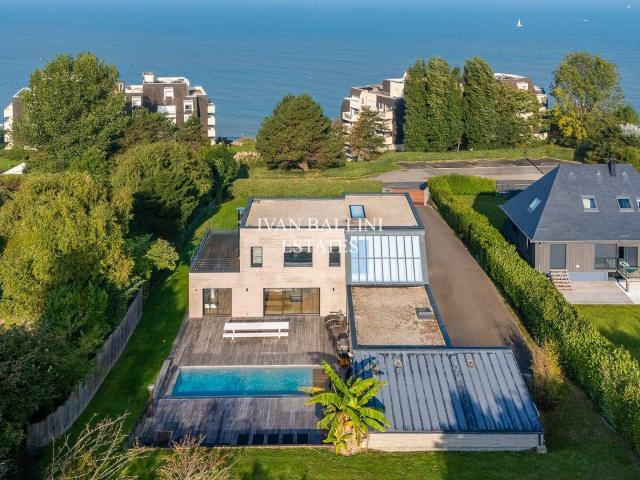 Trouville maison vue mer avec piscine