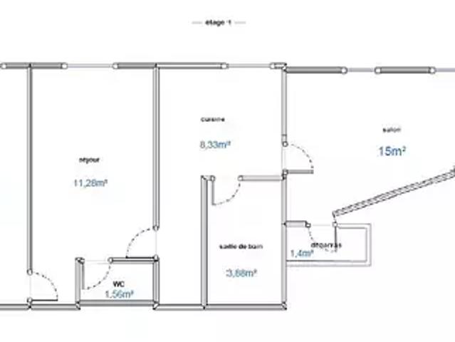 Trouville sur Mer 14360 Achat / Vente appartement 4 pièces t4
