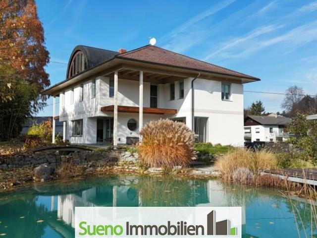 TRAUM Garten mit Schwimmteich großes Haus mit 3 Etagen KG/EG/OG