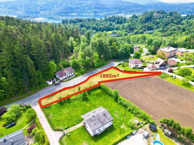 Traumgrundstück für Bauträger & Projektentwickler – 1 885 m² Premium Baufläche an der Moosburger Straße, Pörtschach