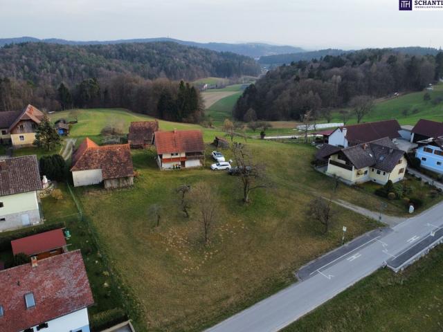 Traumgrundstück mit 913M² in Raaba Grambach Schöckl Blick, Fernblick & Ruhelage