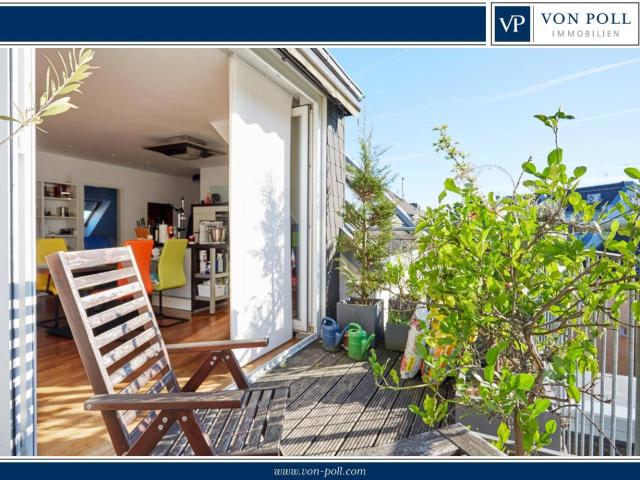 Urbanes Wohnerlebnis: Maisonette über Pempelfort