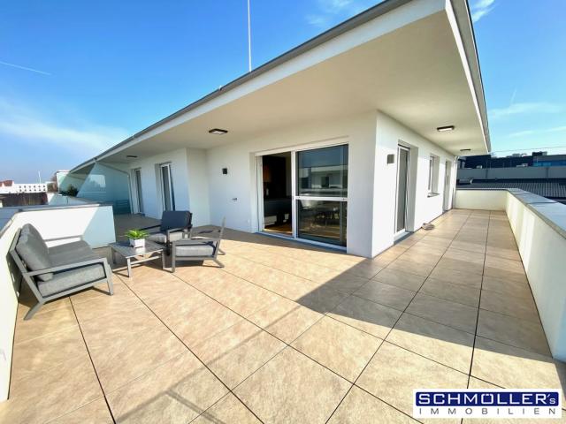 Traumhafte Penthouse 4 Zimmer Wohnung mit Traunsteinblick im Zentrum von Gunskirchen