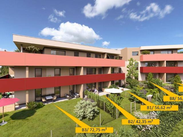 Traumhafte 3 Zi Gartenwohnung in den STADTTERRASSEN PEUERBACH provisionsfrei! * JETZT FRÜHKÄUFER RABATT!