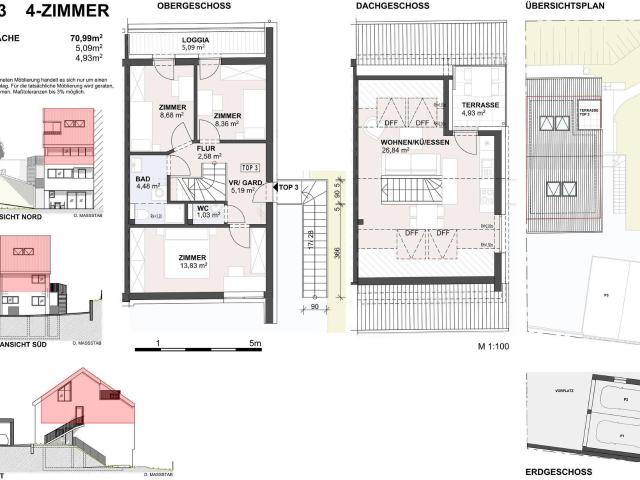 Traumhafte 4 Zimmer DG Maisonette mit herrlicher Dachterrasse