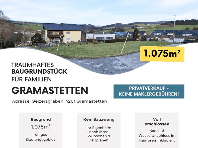 Traumhaftes Baugrundstück für Familien Privat Ohne Maklergebühren Gramastetten