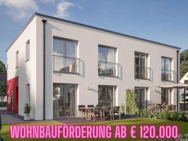 Traumhaftes Doppelhaus in Götzis Erstbezug mit Garten, Terrasse & modernster Ausstattung für 672.725 €! mit min. 135.000 Wohnbauförderung Haus A Links