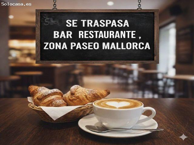 ✨ Traspaso de Bonita Cafetería en Paseo de Mallorca – Gran Oportunidad de Negocio ✨