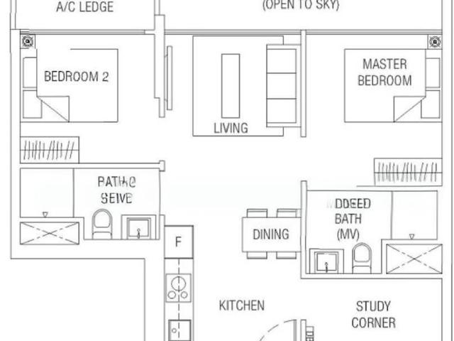 Tre Residences D14, Condominium