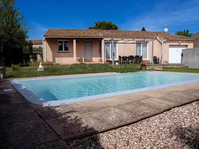 Trèbes 11800 Achat / Vente maison 4 pièces t4 piscine terrasse