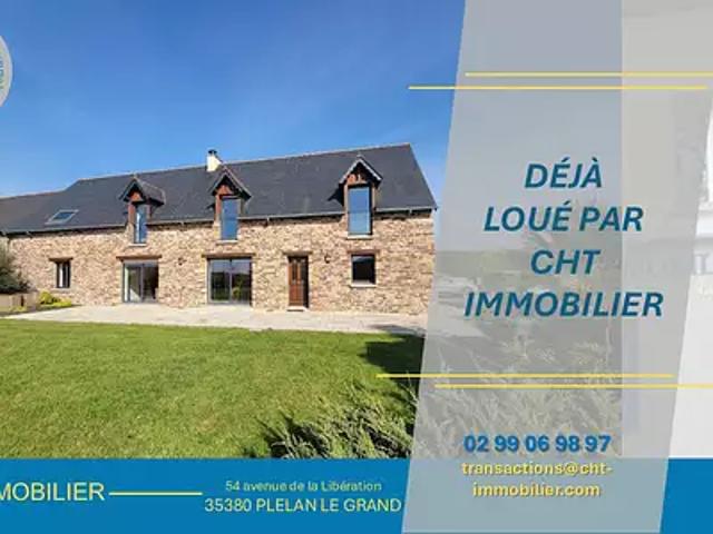 Treffendel 35380 Location maison 6 pièces t6