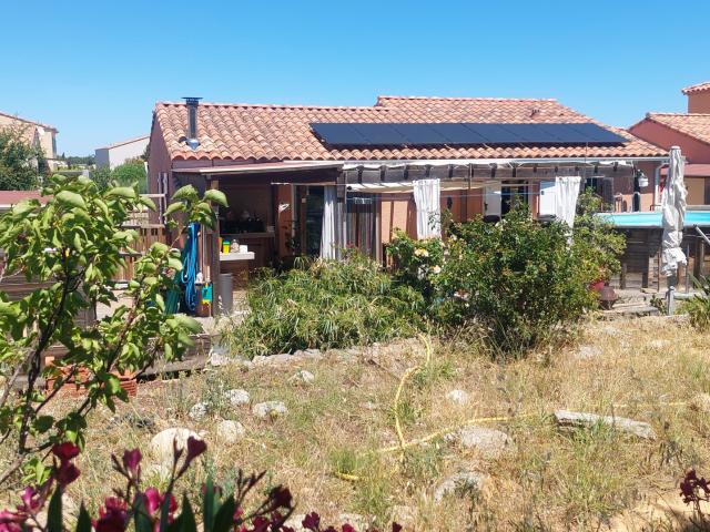 Treilles, Plain pied, 115 m2 avec jardin et piscine sur 700 m2 de jardin