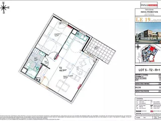 Tremblay en France 93290 Achat / Vente appartement 2 pièces t2