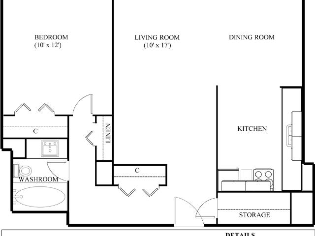Tremont Apartments Apartment 1 Bedroom Apartment for Rent