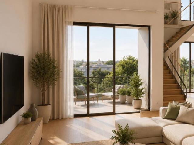 Très beau 5 pièces duplex dernier étage balcon et terrasse Sud Est 1 parking proche métro