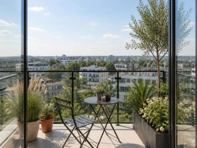 Très beau T3 étage élevé balcon orientation Sud Ouest proche RER Parking Cellier