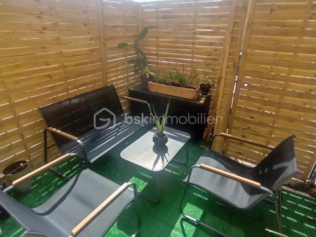 TRES BEL APPARTEMENT T2 DUPLEX LE CACHET DE L'ANCIEN + STYLE MODERNE, TERRASSE DANS MAISON