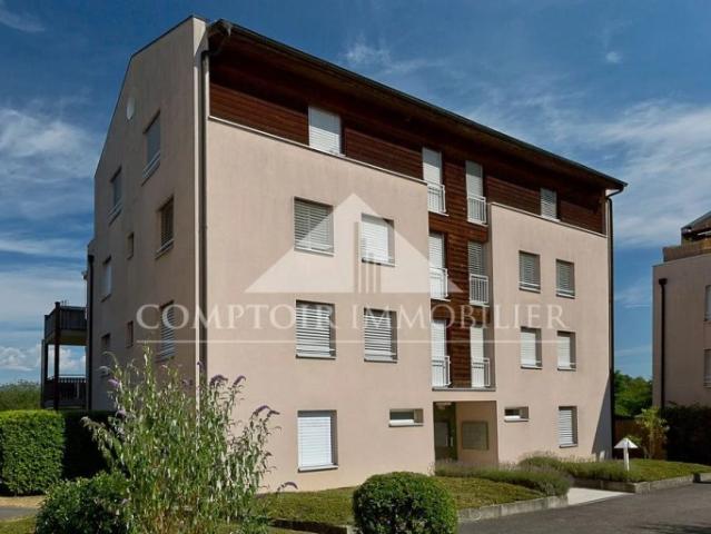 Très bel appartement de 3 pièces au rez de chaussée avec terrasse à Troinex. Comptoir Immobilier