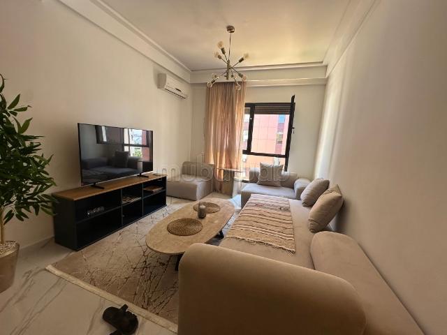 Très bel appartement en location à Casablanca Finance City. Surface de 100 m². Bien meublé