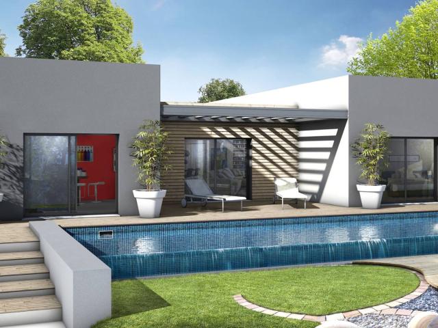 TRES BELLE VILLA T4 DESIGN ULTRA CONTEMPORAIN AVEC DOUBLE GARAGE